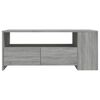 vidaXL Tavolino da Salotto Grigio Sonoma 102x55x42cm Legno Multistrato