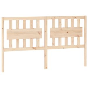 vidaXL Testiera per Letto 165,5x4x100 cm in Legno Massello di Pino