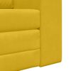 vidaXL Divano letto Giallo 98 x 71 x 83 cm Velluto