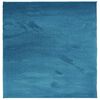 vidaXL Tappeto OVIEDO a Pelo Corto Turchese 240x240 cm