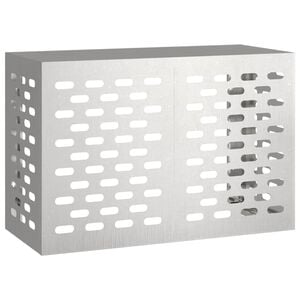 vidaXL Copertura per condizionatore d'aria Argento 90 x 40 x 60 cm