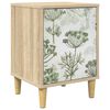 vidaXL Armadio da Notte GOTHA Rovere Sonoma 36 x 33 x 50 cm