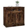 vidaXL Credenza Rovere Fumo 70x35,5x67,5 cm in Legno Multistrato