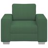 vidaXL Divano Sedia Verde Scuro 100x77x82 cm Tessuto di Velluto a Coste
