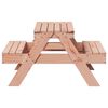 vidaXL Tavolo da Picnic per Bambini 88x97x52 cm Legno Massello Douglas