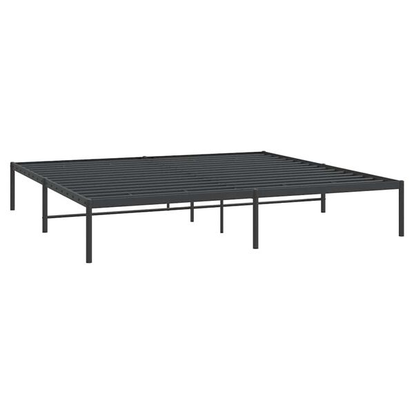 vidaXL Giroletto in Metallo Nero 183x213 cm