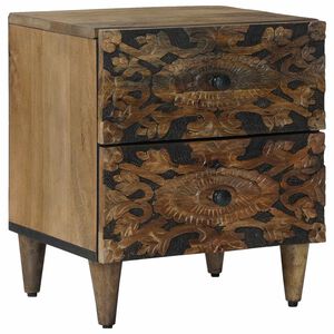 vidaXL Armadio da Notte con cassetto Marrone 40 x 33,5 x 46 cm