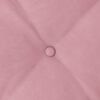 vidaXL Cuscino per Schiena Rosa 100 x 50 cm Tessuto in Cords