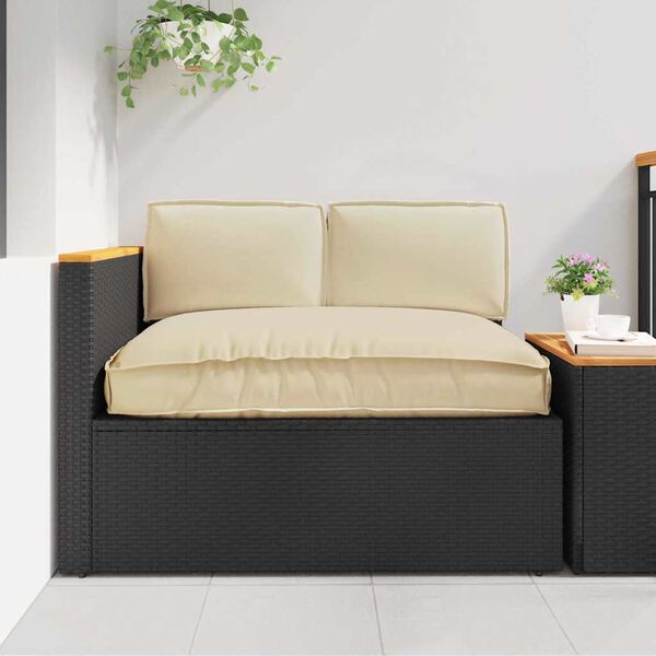 vidaXL Set di Cuscini 3 pcs Beige Tessuto Oxford