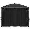 vidaXL Gazebo con Tende 400x300x265 cm Antracite