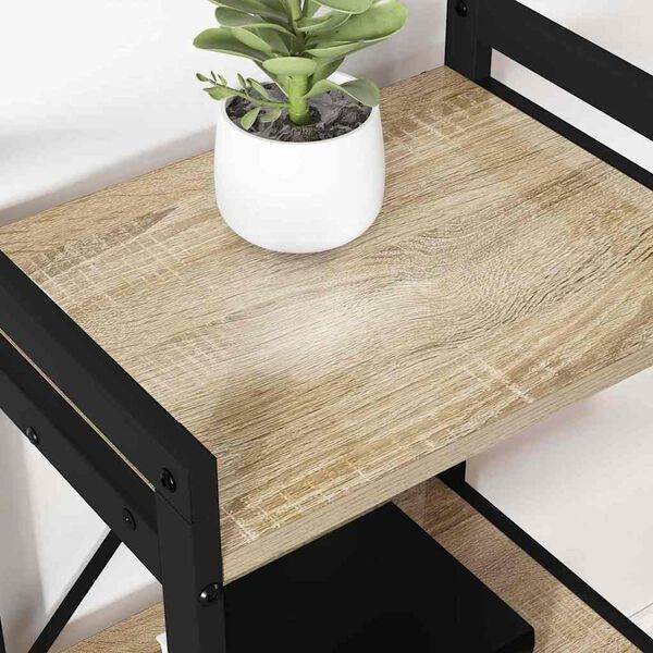 vidaXL Libreria Rovere Sonoma 40 x 30 x 50 cm Legno multistrato