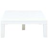 vidaXL Set Divani da Giardino 5 pz in Plastica Bianca