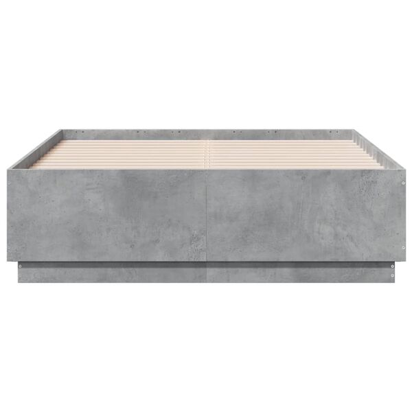 vidaXL Giroletto Grigio Cemento 140x190 cm in Legno Multistrato
