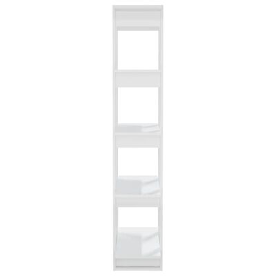 vidaXL Libreria/Divisorio Bianco Lucido 80x30x160 cm