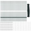 vidaXL Recinzione con Posto Verde 1 x 25 m Acciaio