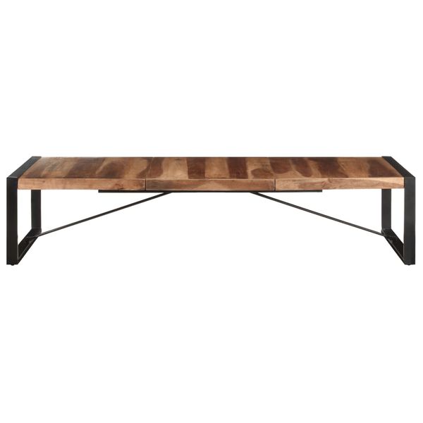 vidaXL Tavolino da Salotto 180x90x40 cm in Legno Massello