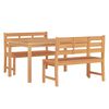 vidaXL Set da Pranzo per Giardino 3 pz in Legno Massello di Teak