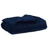 vidaXL Piumino Letto Estivo 200 x 220 cm Estate Blu Scuro Traspirante