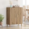 vidaXL Credenza Rovere artigianale 70 x 34 x 90 cm Legno multistrato