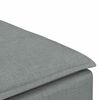 vidaXL Divano Modulare Poggiapiedi Modulo Grigio Chiaro 100x100x48 cm