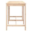 vidaXL Tavolo da Giardino 159,5x82,5x110 cm in Legno Massello di Pino