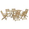 vidaXL Set da Pranzo da Giardino 7 pz in Legno Massello di Acacia
