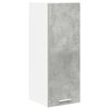 vidaXL Armadio pensile Grigio Cemento e Bianco 30 x 31 x 80 cm