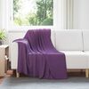 vidaXL Coperta Viola 170 x 130 cm Panno