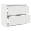 vidaXL Mobile Porta TV Bianco 60x35x54 cm in Legno Multistrato
