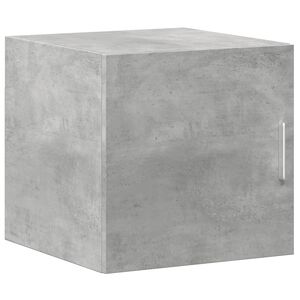 vidaXL Mobile a Parete Grigio Cemento 40x42,5x40 cm Legno Multistrato