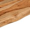 vidaXL Mensola Muro 110x20x3,8cm Rettangolare Legno Acacia Bordi Vivi