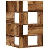 vidaXL Libreria a 4 Ripiani Legno Vecchio 85x85x140 cm in Truciolare