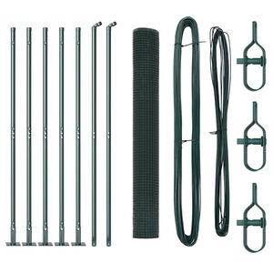 vidaXL Palo della recinzione Verde