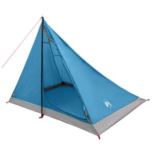 vidaXL Tenda da backpacking 4 persona Blu
