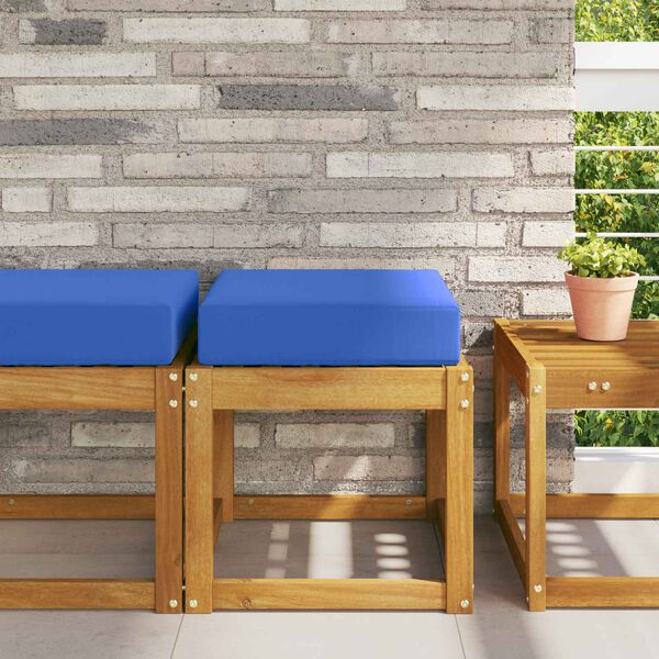 vidaXL Cuscino da Sedia Esterno Turchese 40 x 40 x 8 cm