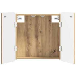 vidaXL Armadio per Dartboard ZWOLLE Rovere Artigianale