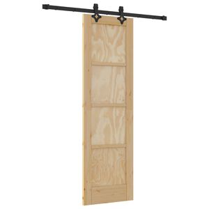 vidaXL Porta scorrevole ORKDAL 61 x 198,5 cm Legno Massello di Pino
