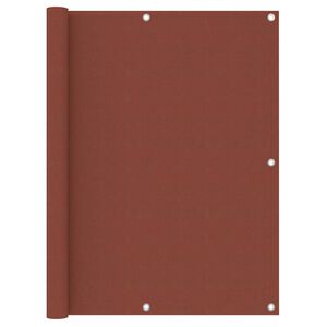 vidaXL Paravento da Balcone Terracotta 120x300 cm Tessuto Oxford