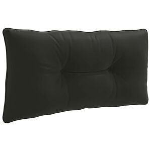 vidaXL Cuscino per schienale PUTTEN 100% Poliestere Nero