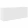 vidaXL Mobile da Bagno a Parete Bianco 100x25x40 cm in Truciolato