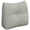 vidaXL Cuscino per Schiena Grigio chiaro 60 x 24 x 50 cm Velluto