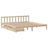 vidaXL Letto senza Materasso 180x200 cm in Legno Massello di Pino