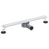 vidaXL Scolascale per doccia a 360&deg; con modello slim Argento 60 cm