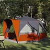 vidaXL Tenda Capanna con tetto Grigio e arancione 333 x 317 x 194 cm