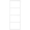 vidaXL Porta Scorrevole in Vetro ESG e Alluminio 75x205 cm Bianca