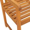 vidaXL Panchina da giardino Marrone 220 x 56 x 90cm