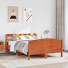 vidaXL Letto senza Materasso Marrone Cera 140x190 cm in Legno di Pino