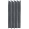 vidaXL Tende oscuranti 2 pcs Grigio chiaro 140 x 175 cm Velluto