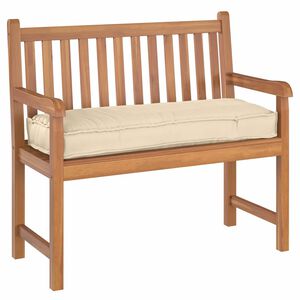 vidaXL Cuscino Beige 110 x 40 x 8 cm Tessuto Oxford