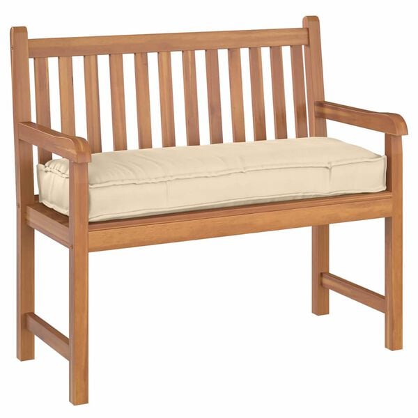 vidaXL Cuscino Beige 110 x 40 x 8 cm Tessuto Oxford